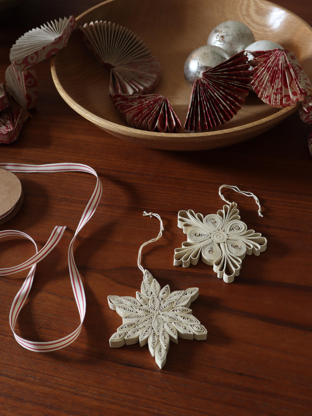 Quilled Snowflake Box of 2