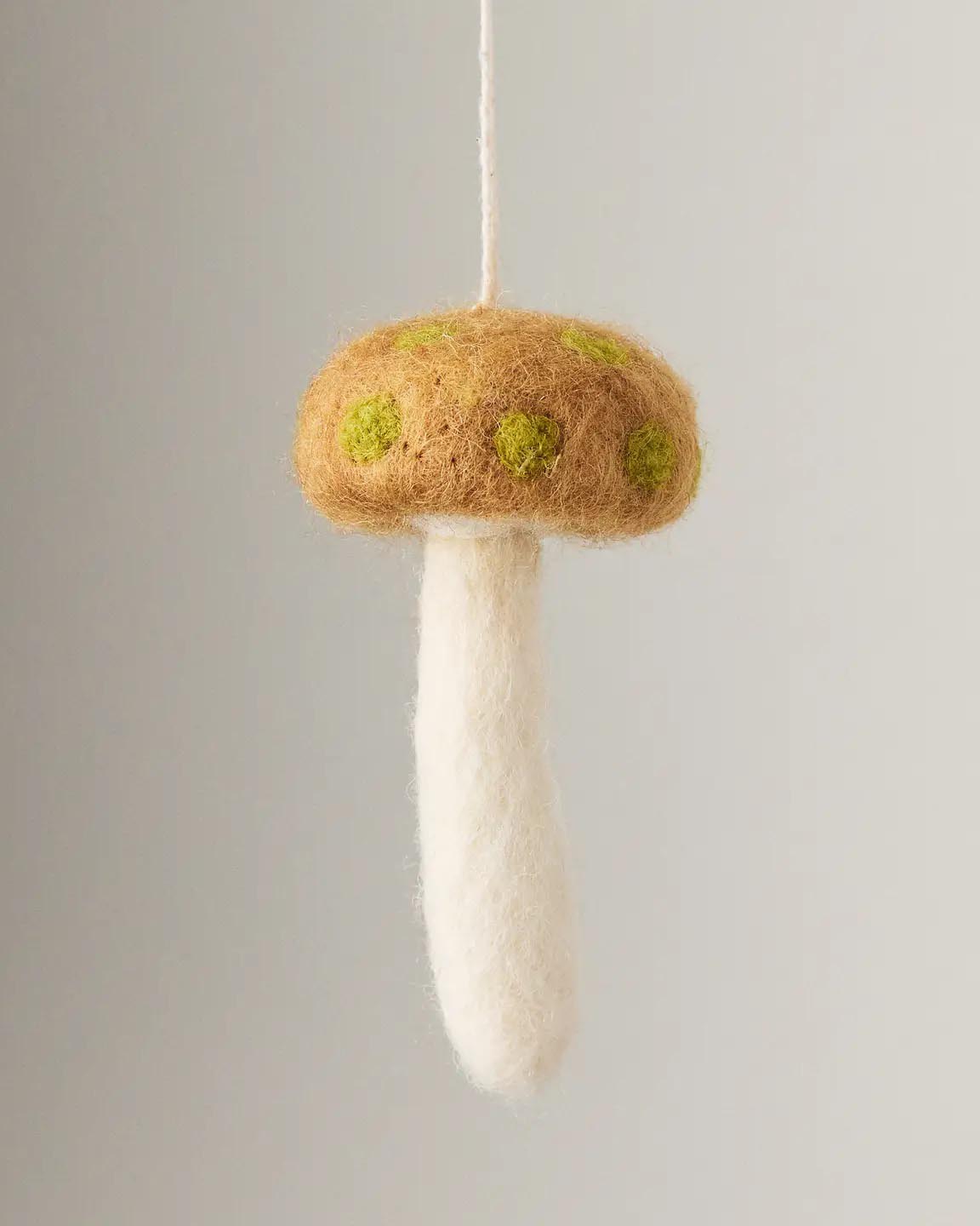 Felted Wool Mushroom