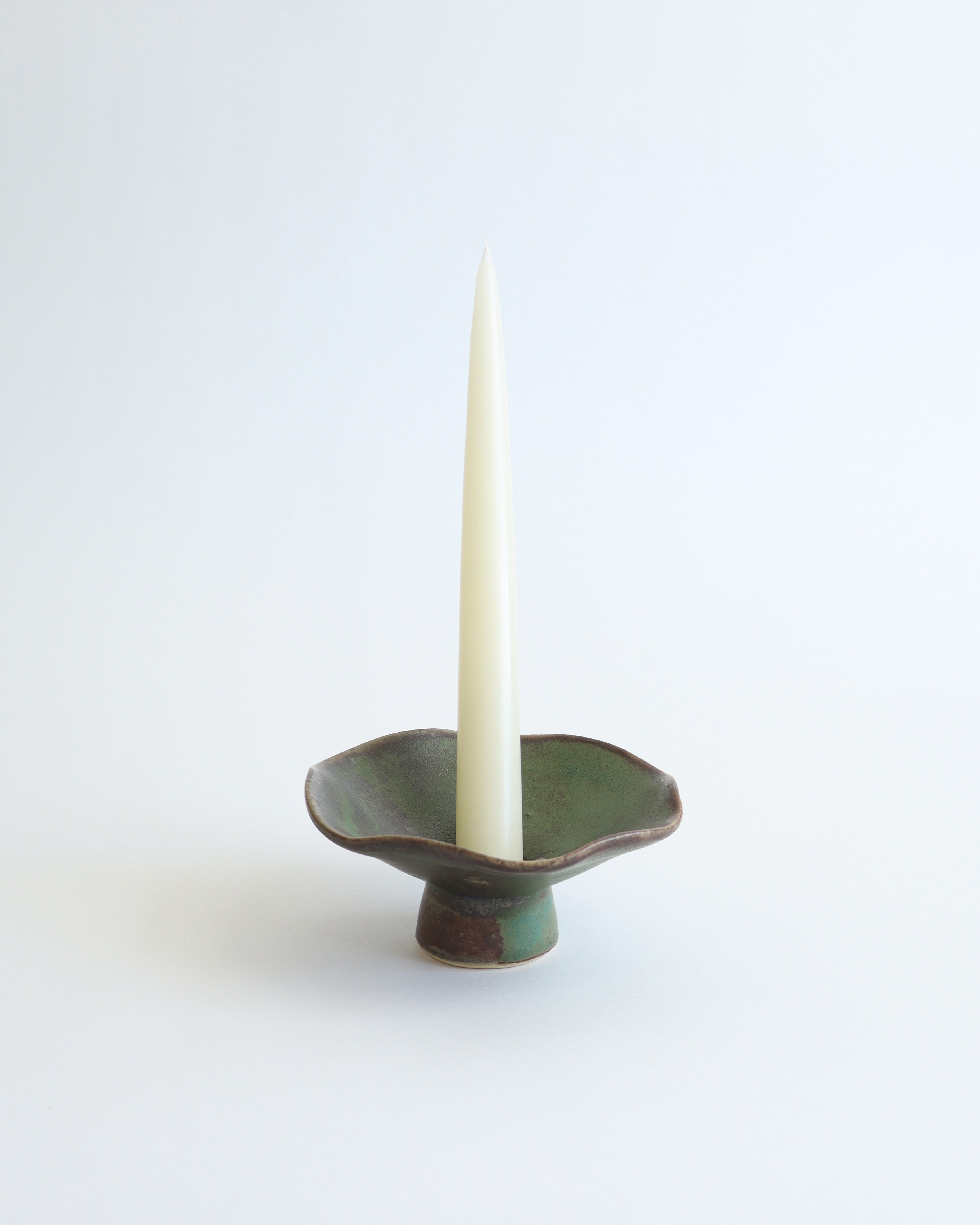 Ceramic Taper Holder Green