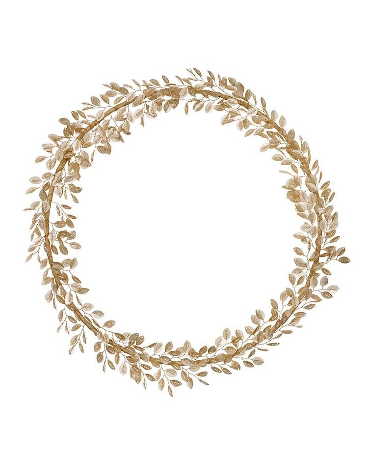 Champagne Gold Beaded Wreath