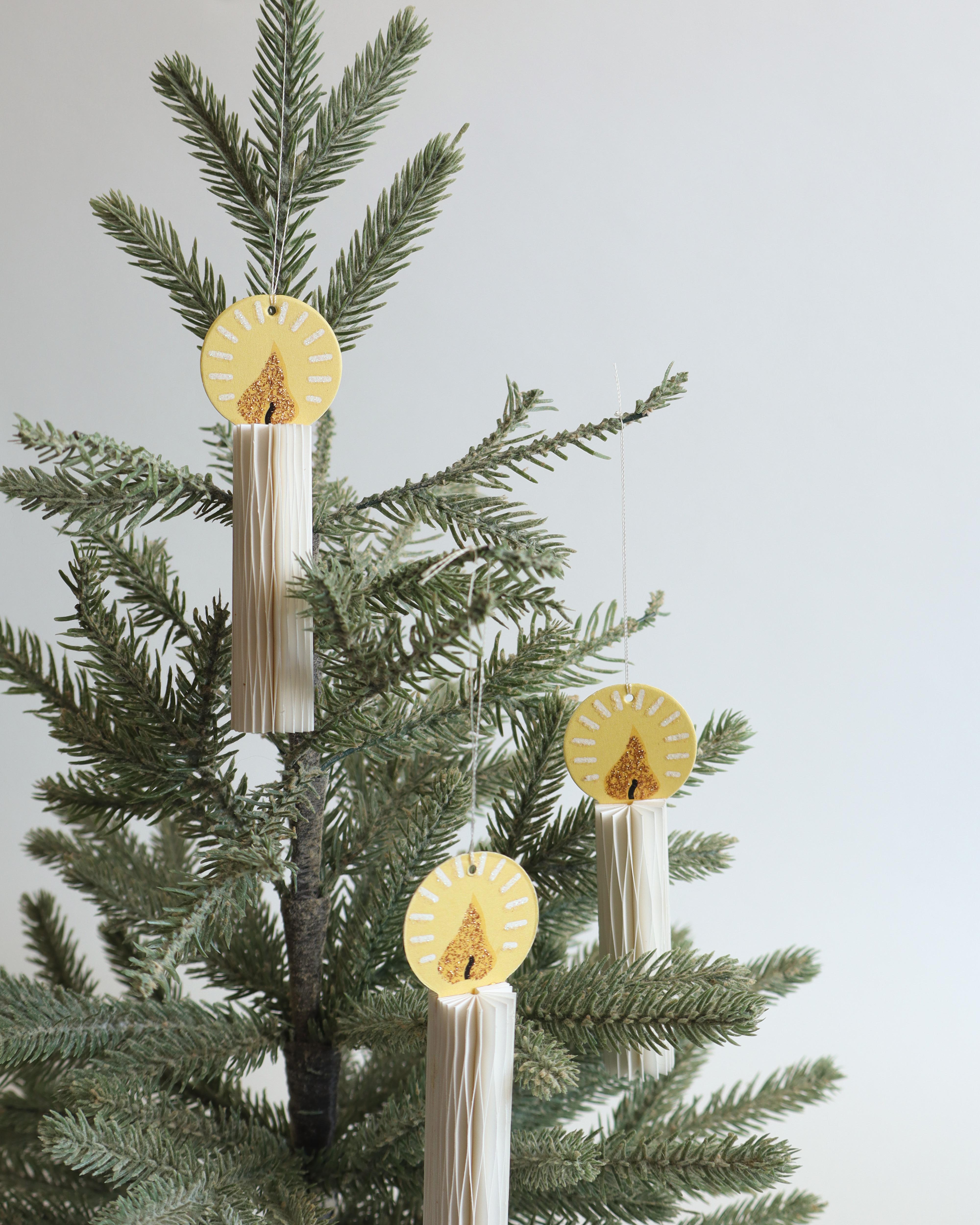 Honeycomb Candles Boxed Set of 3