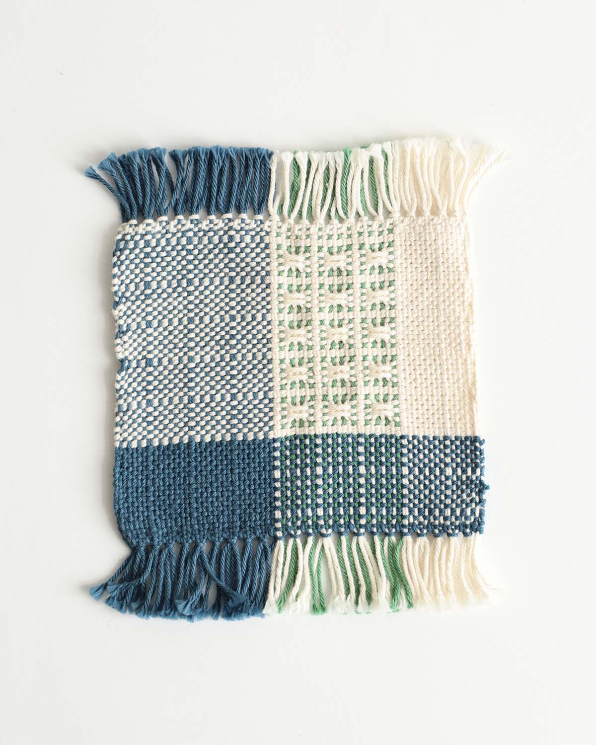 Handwoven Square Coasters S/4