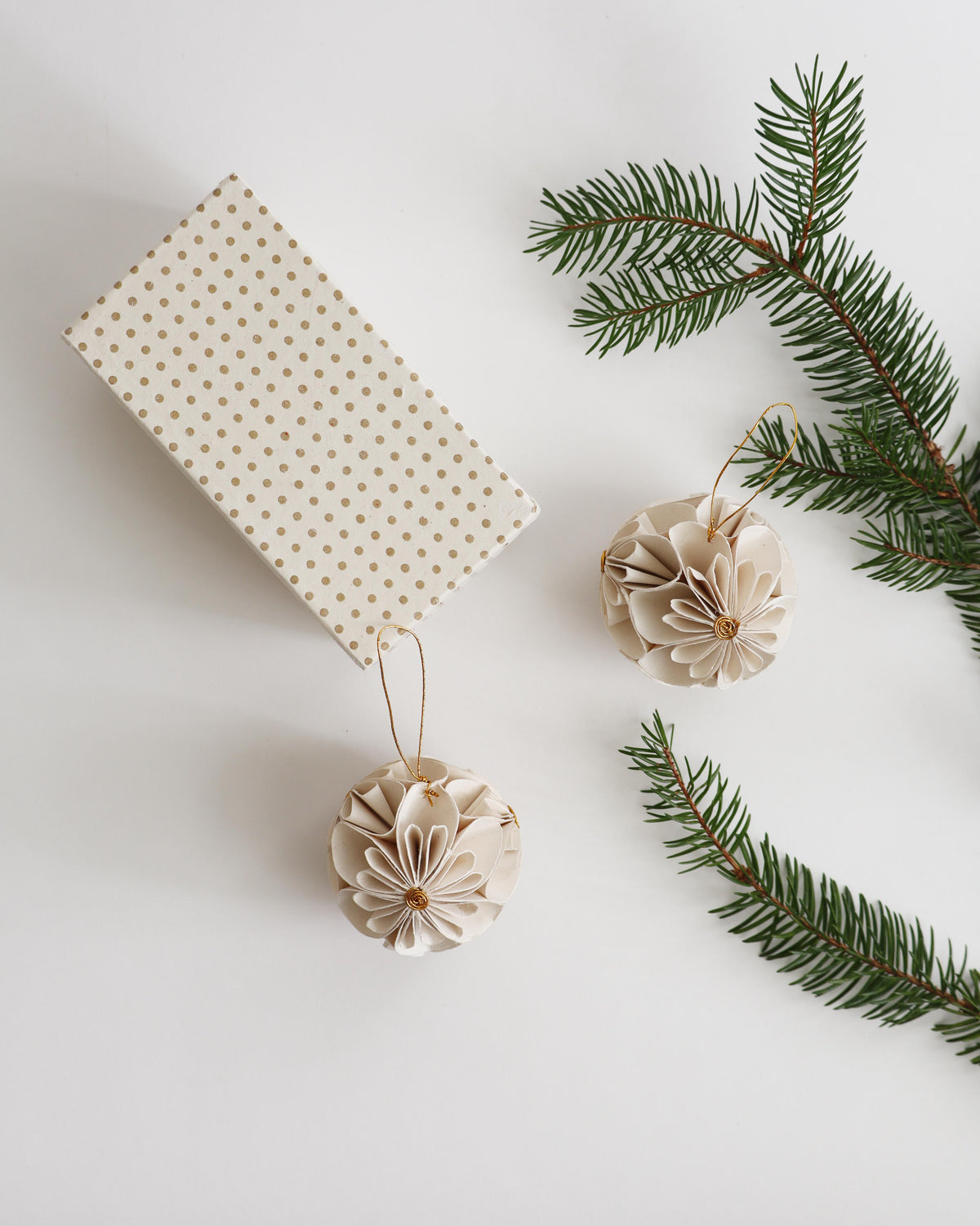 Flower Bauble Box of 2