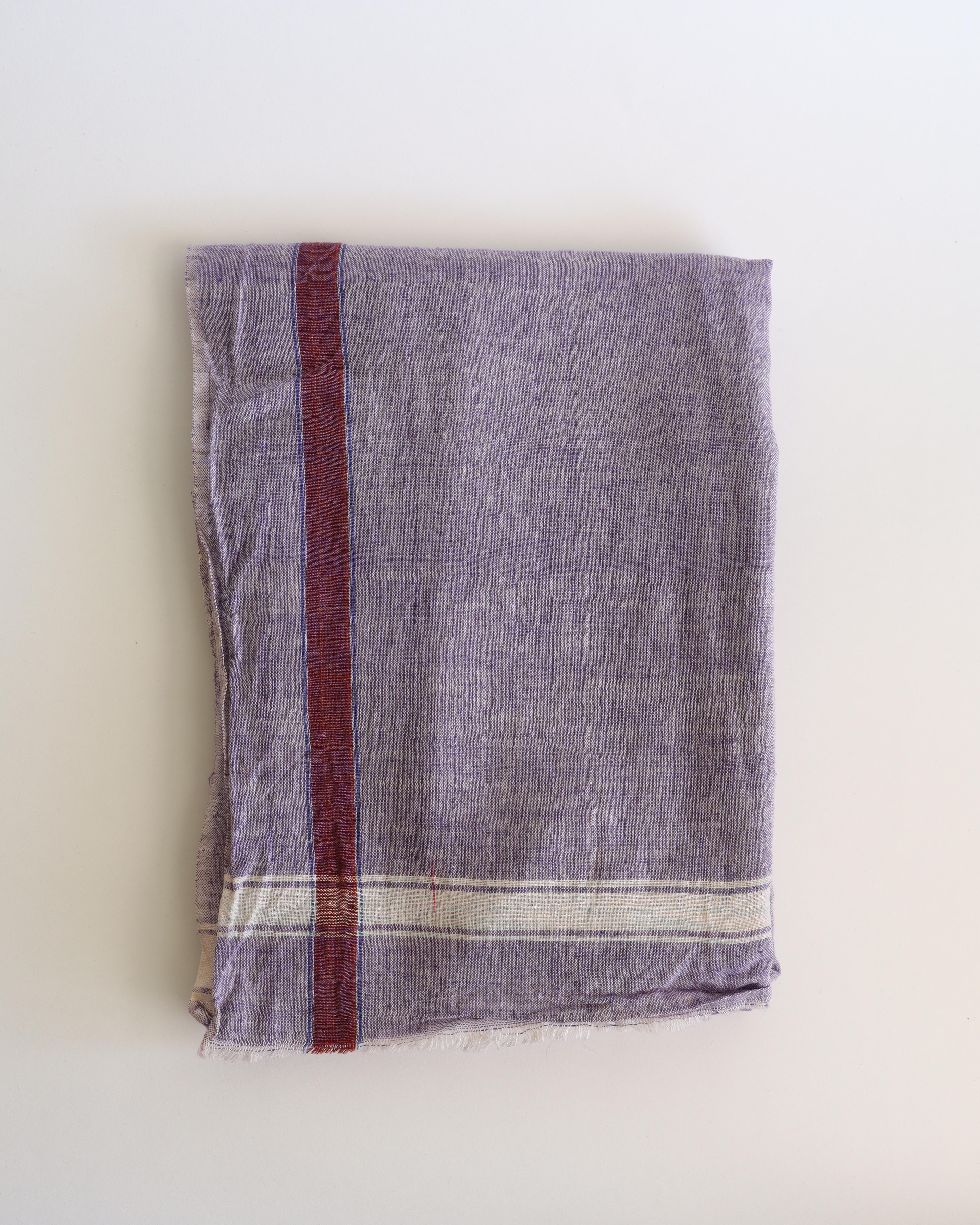 Khadi Cotton Textile Chambray Violet