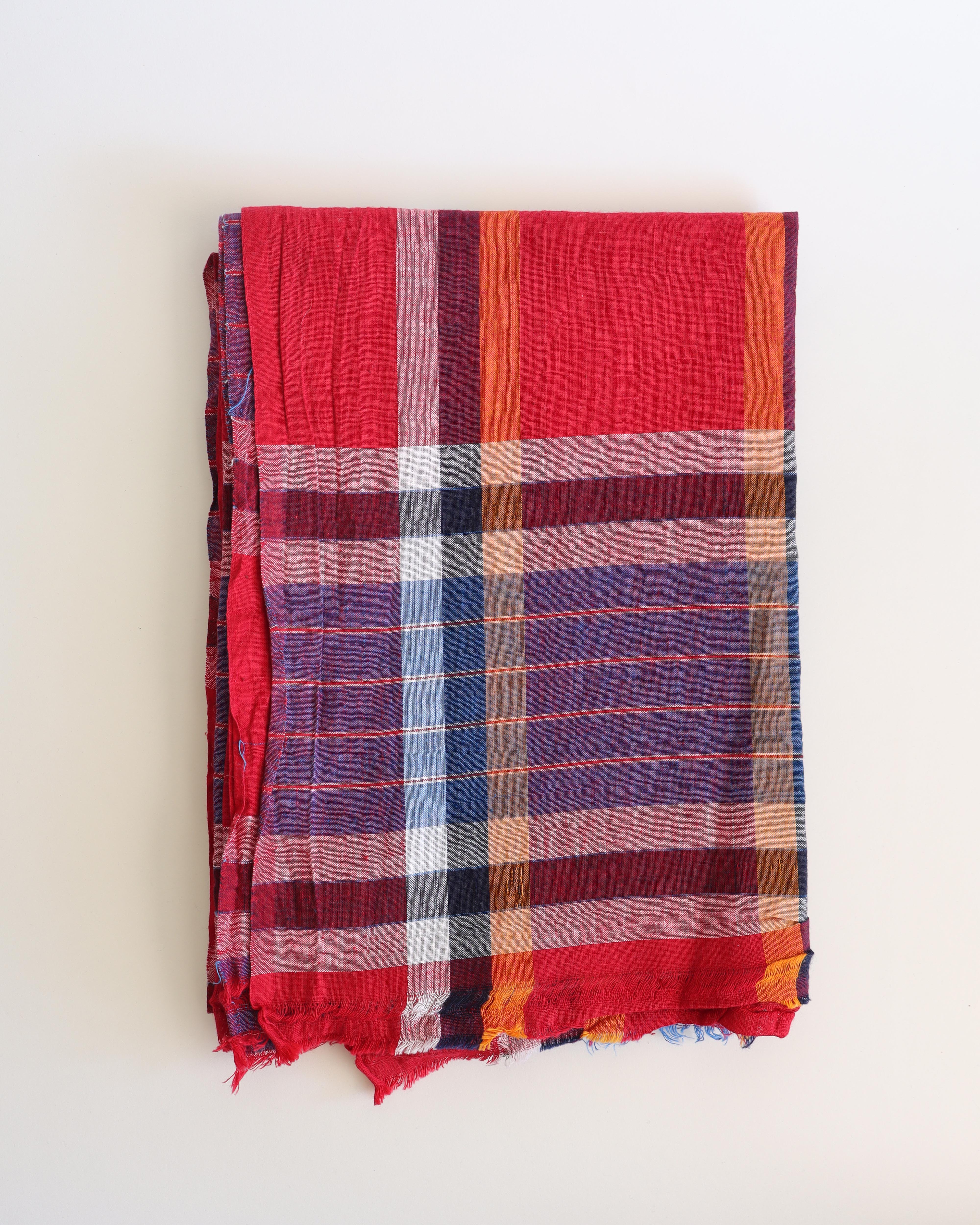 Khadi Cotton Textile Madra Plaid