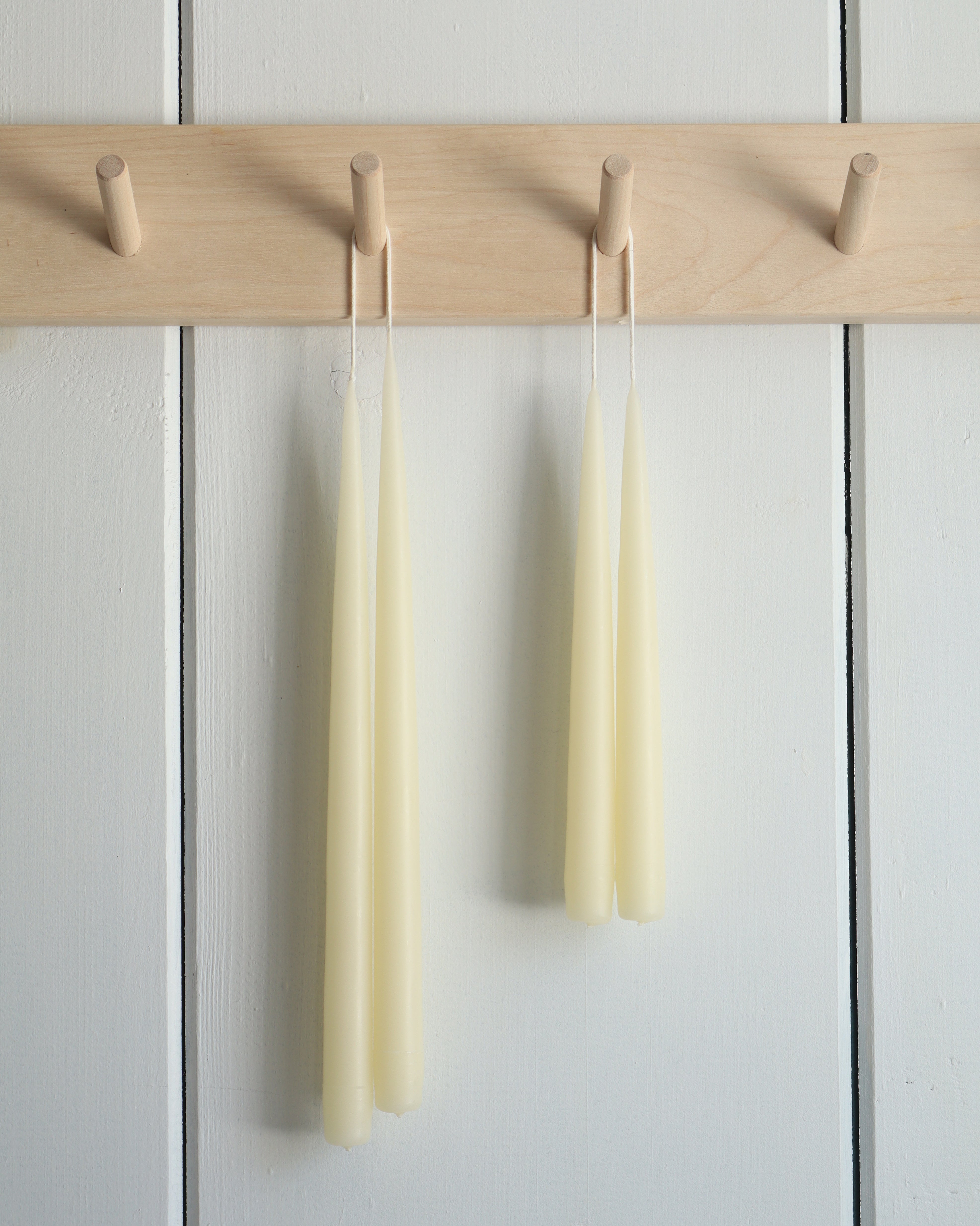 Standard Taper Candle Ivory S/2