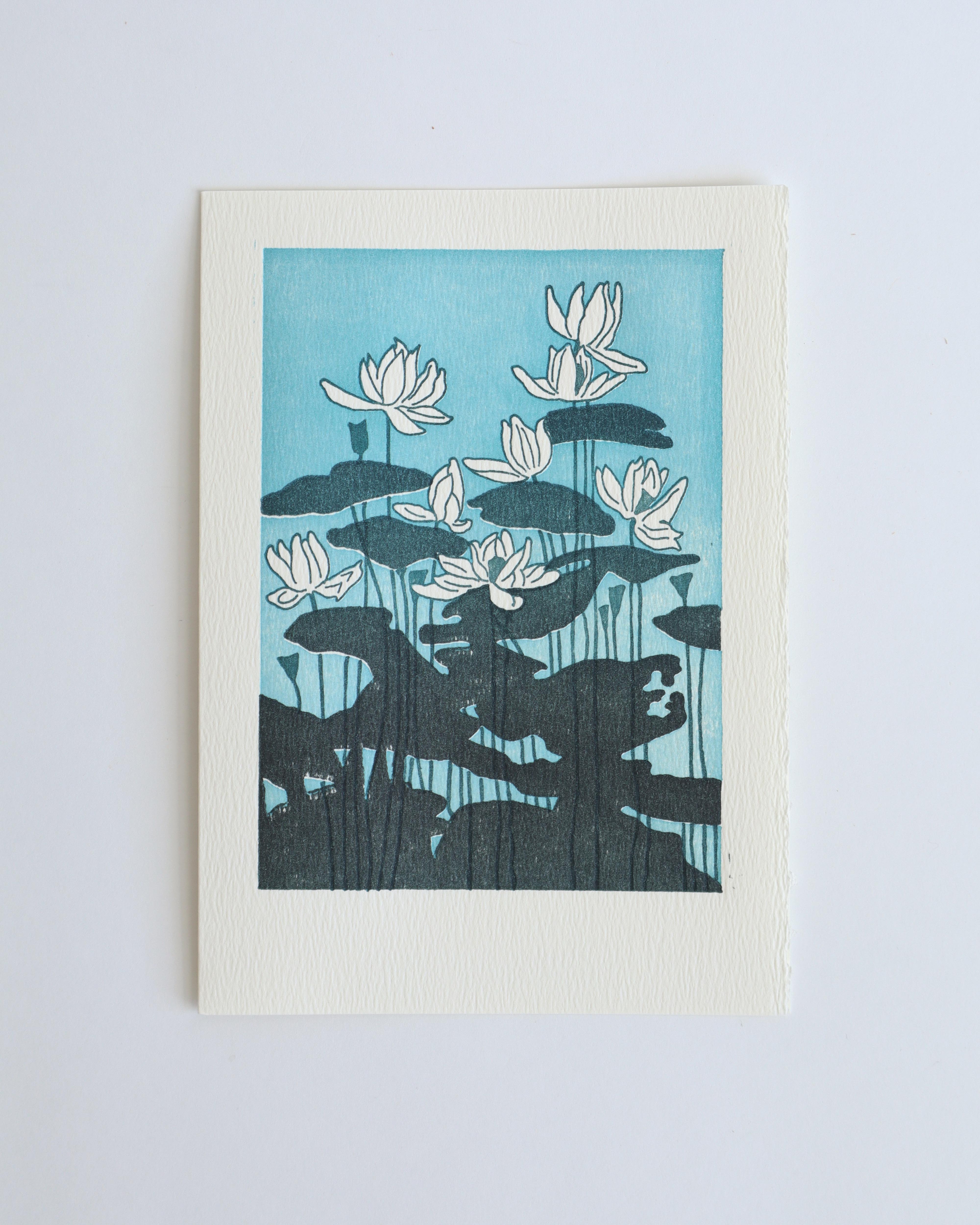 Water Lilies Card
