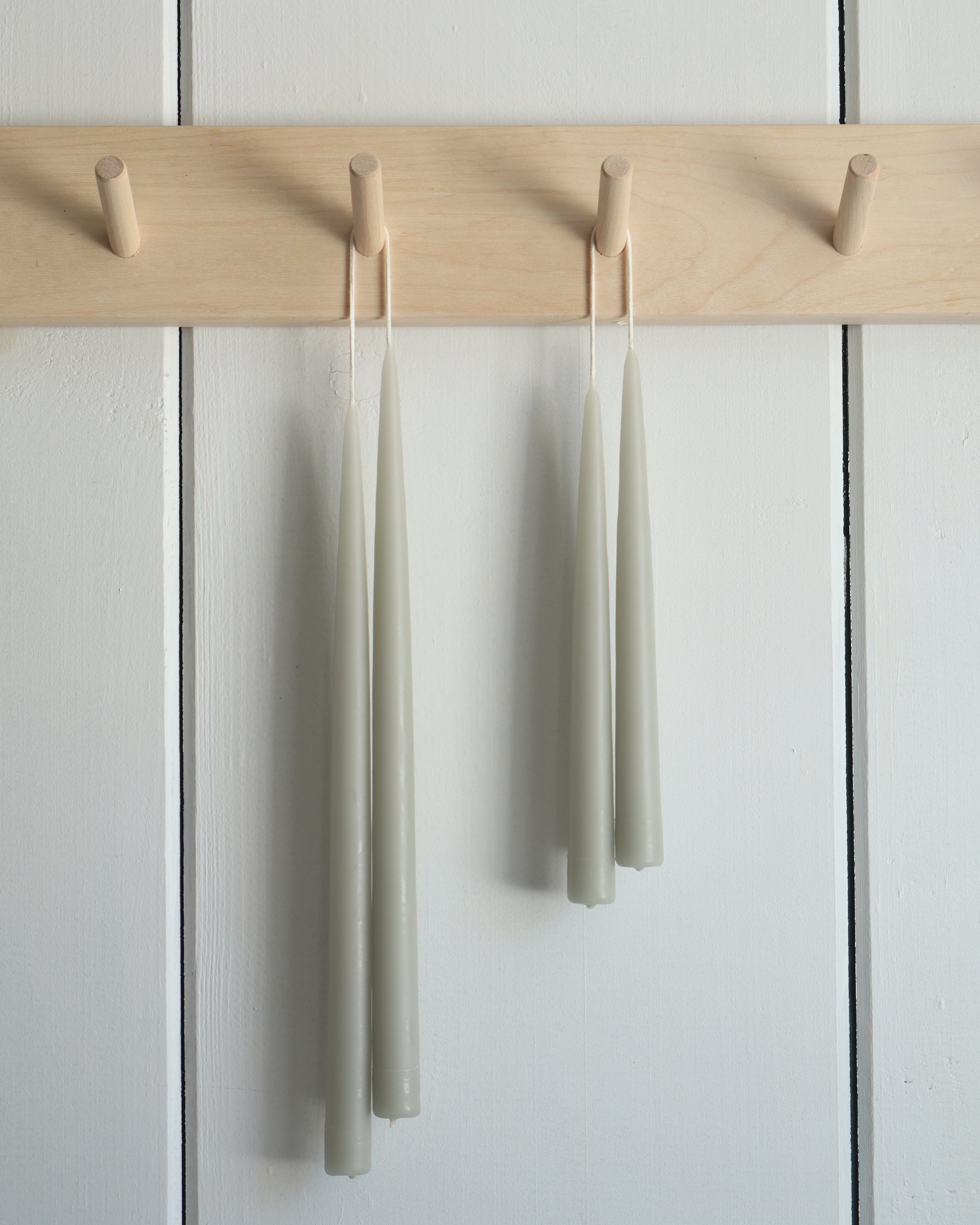 Standard Taper Candle Pewter S/2