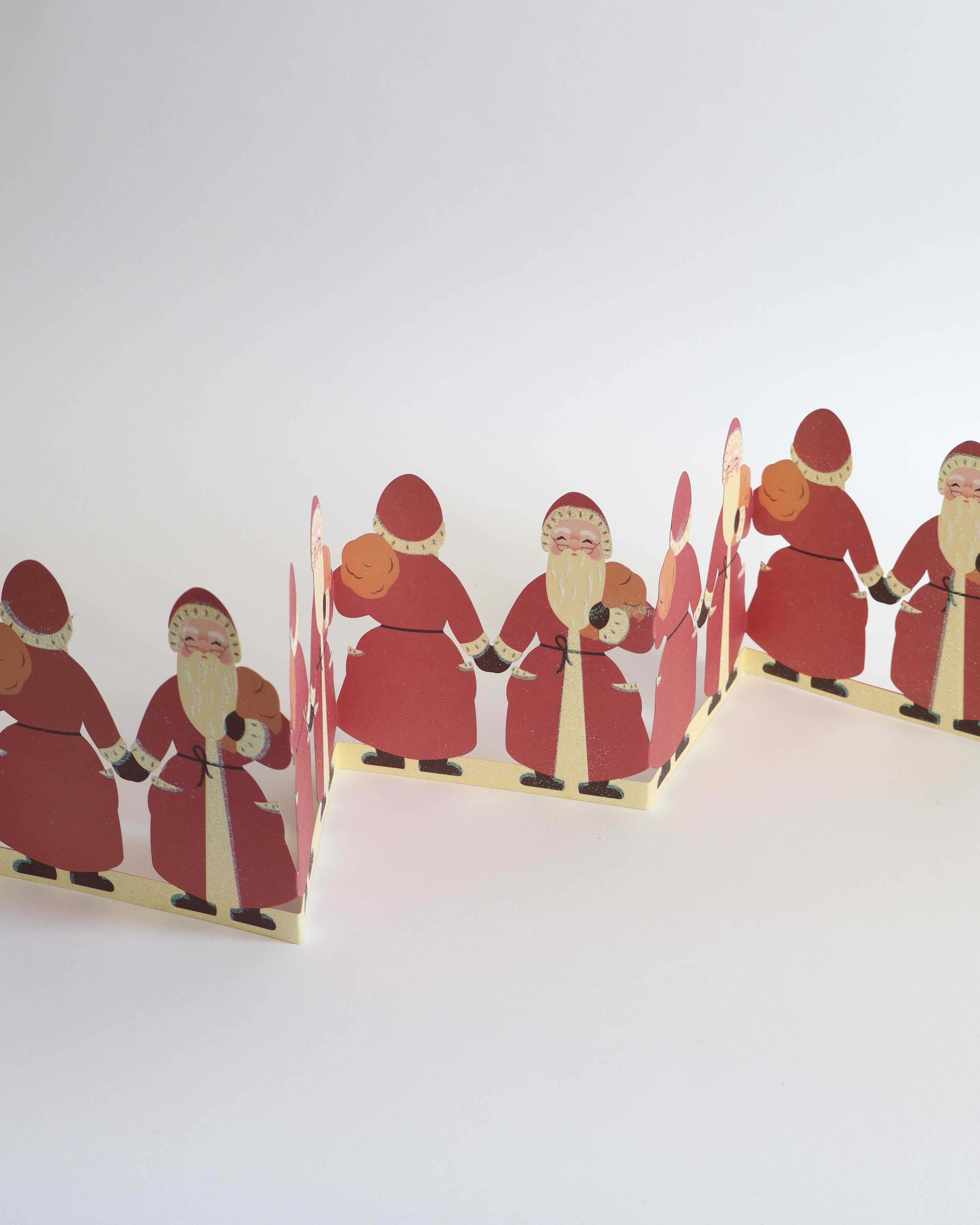 Santa Table Garland