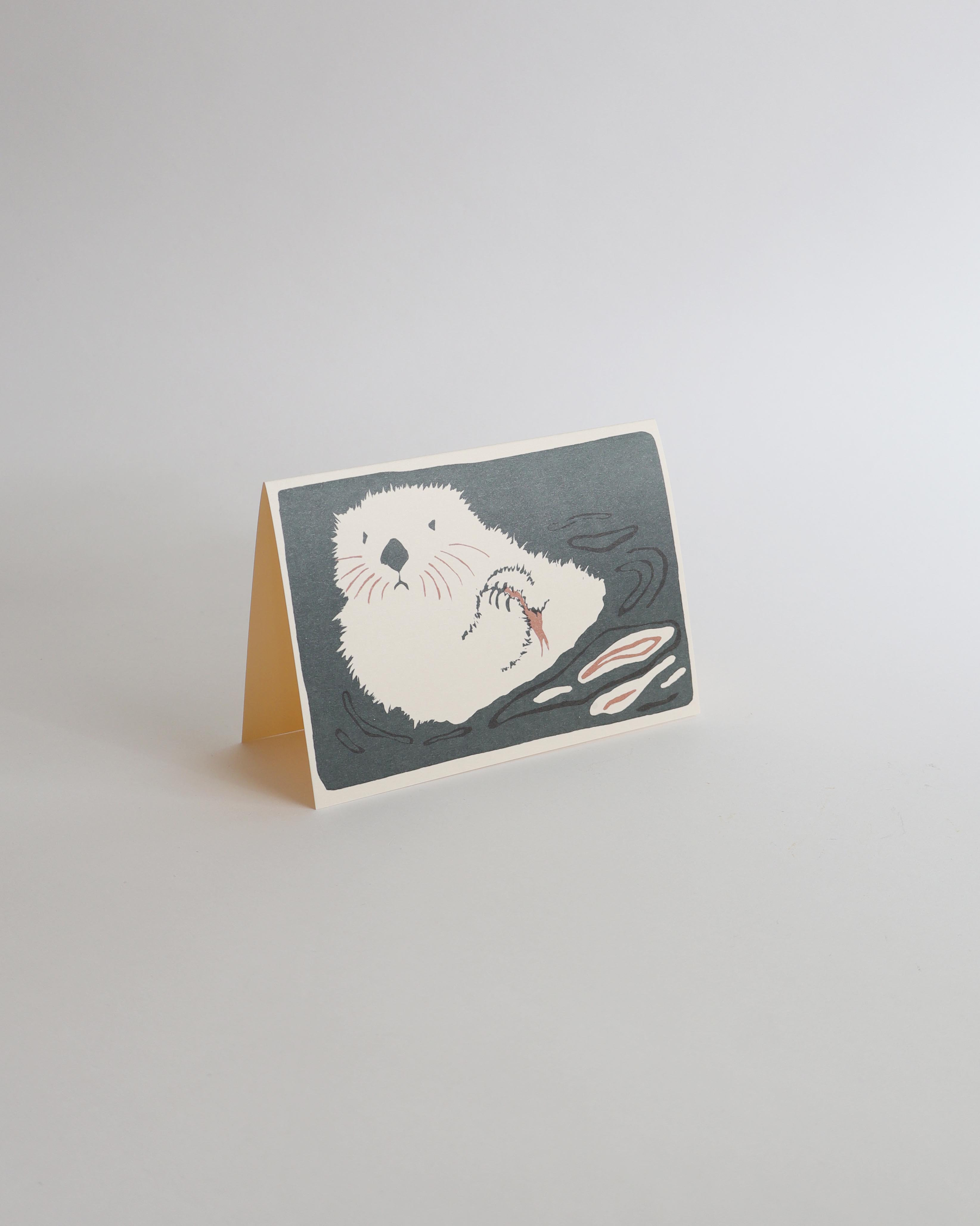 Card Sea Otter