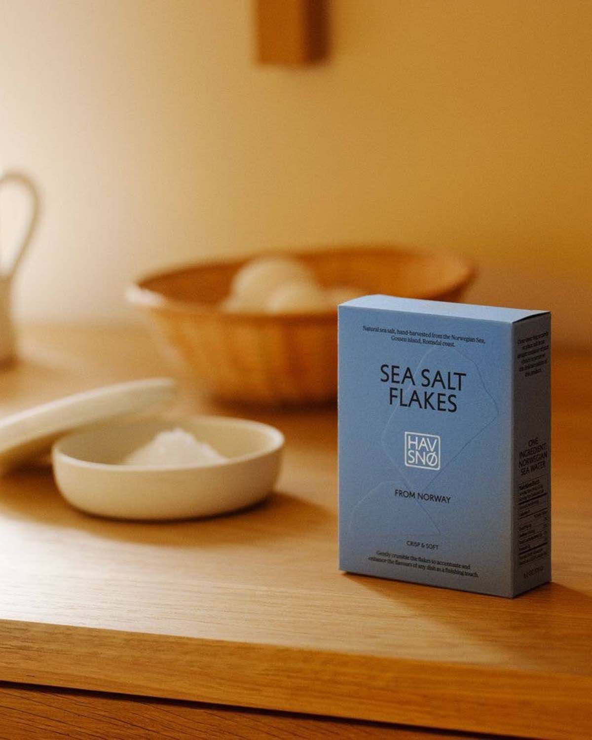Havsnø Norwegian Sea Salt Flakes 175g box