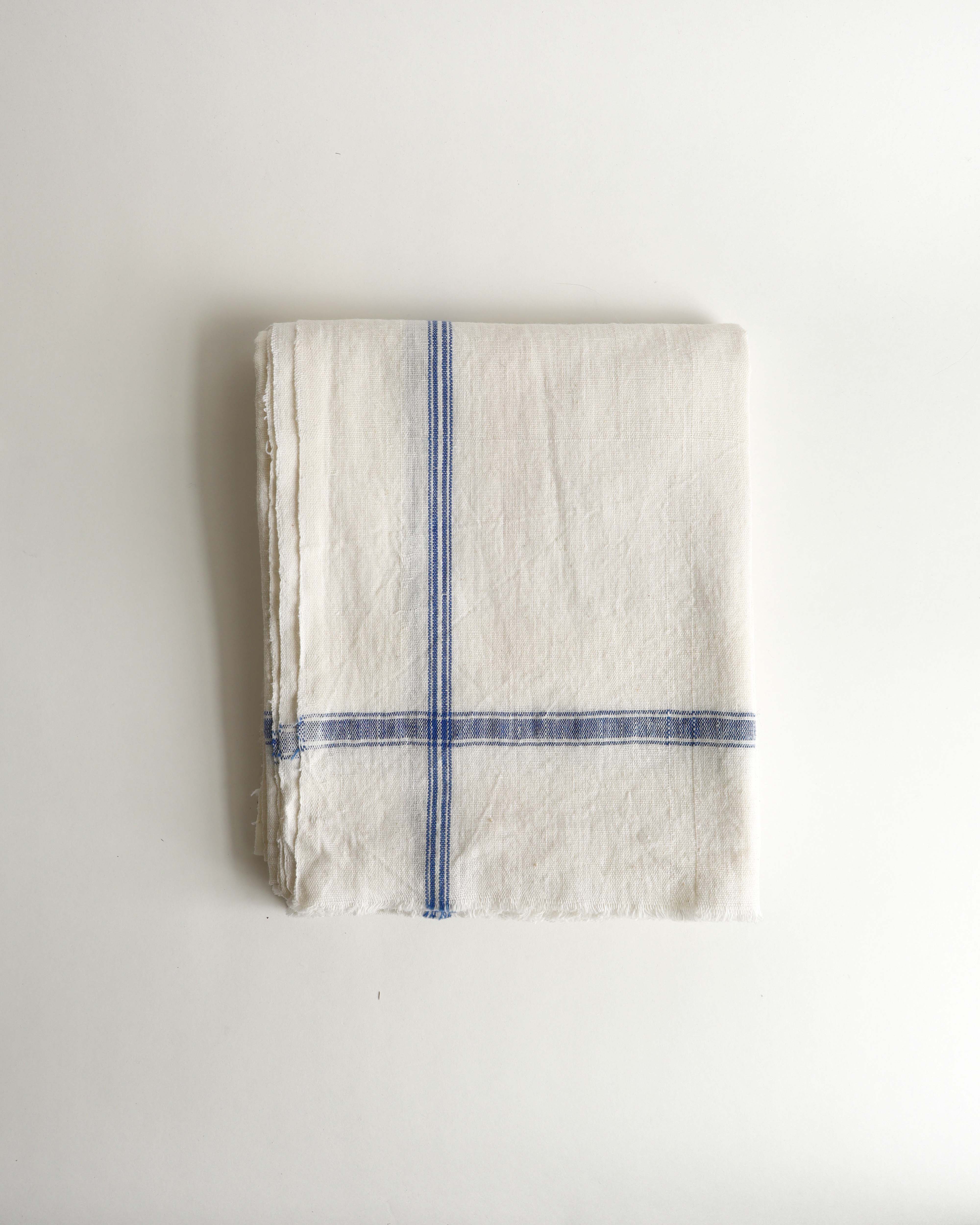 Cotton Towel Blue Stripe