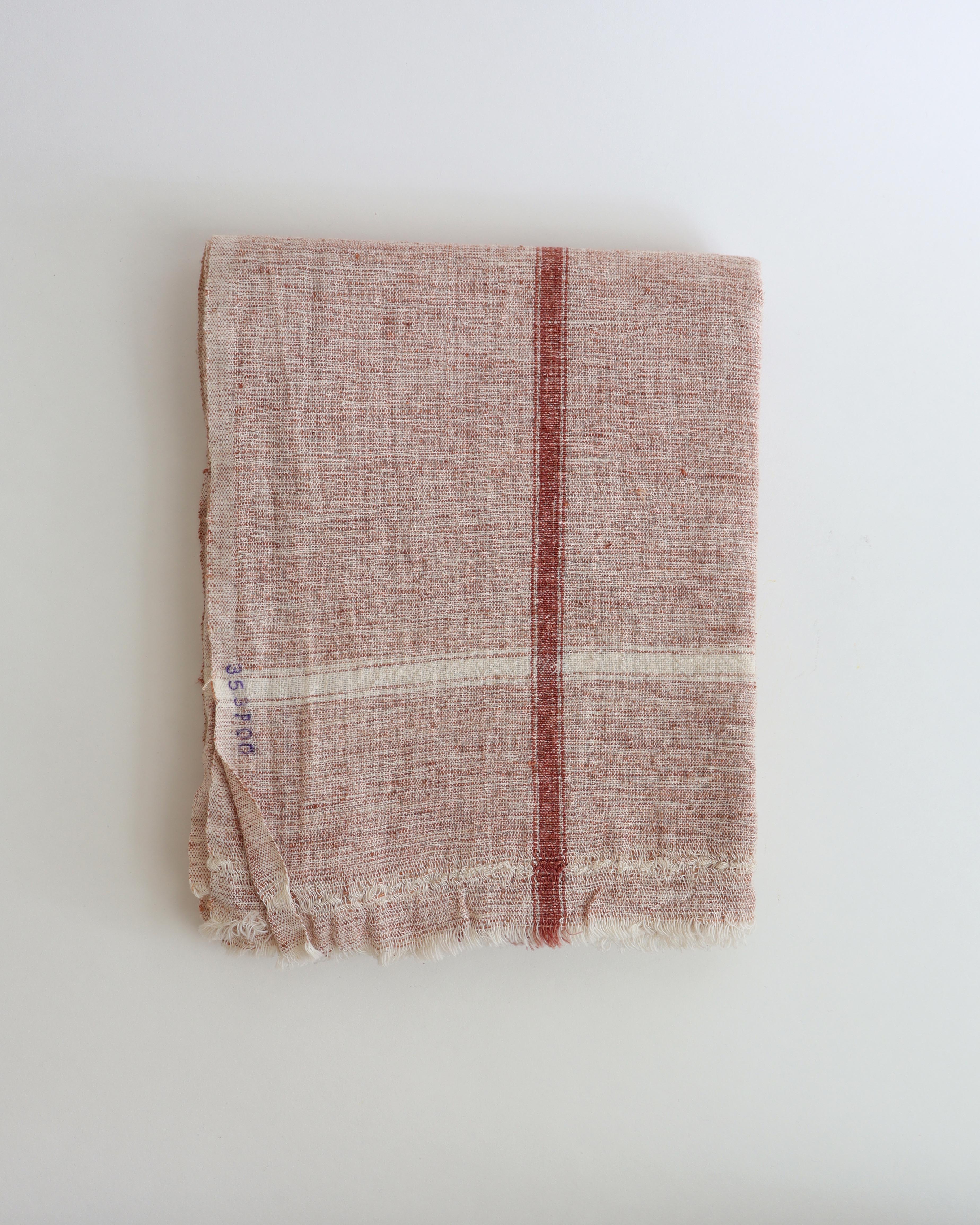 Khadi Cotton Textile Chambray Brown
