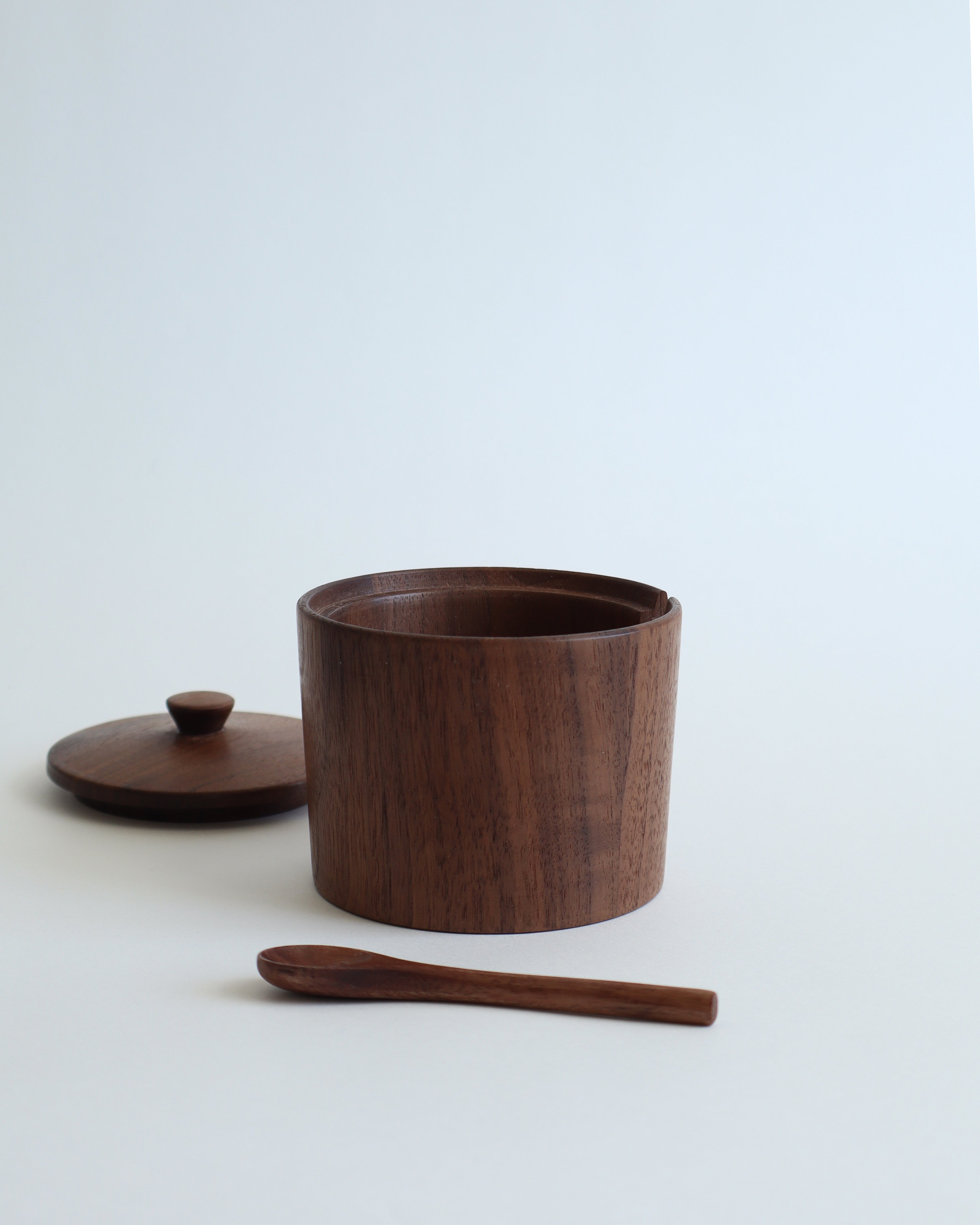 Walnut Wood Salt Cellar