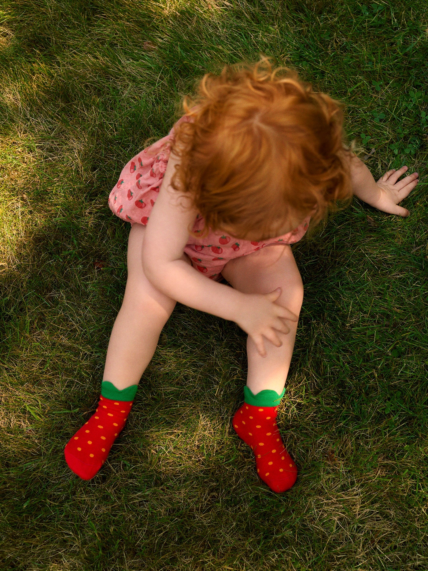 Mini Strawberry Crew Socks