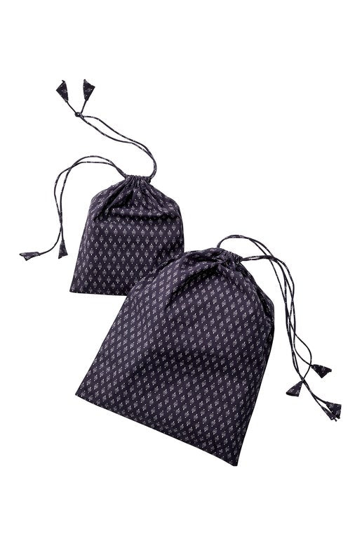 Drawstring Bag S/2 Navy Blue